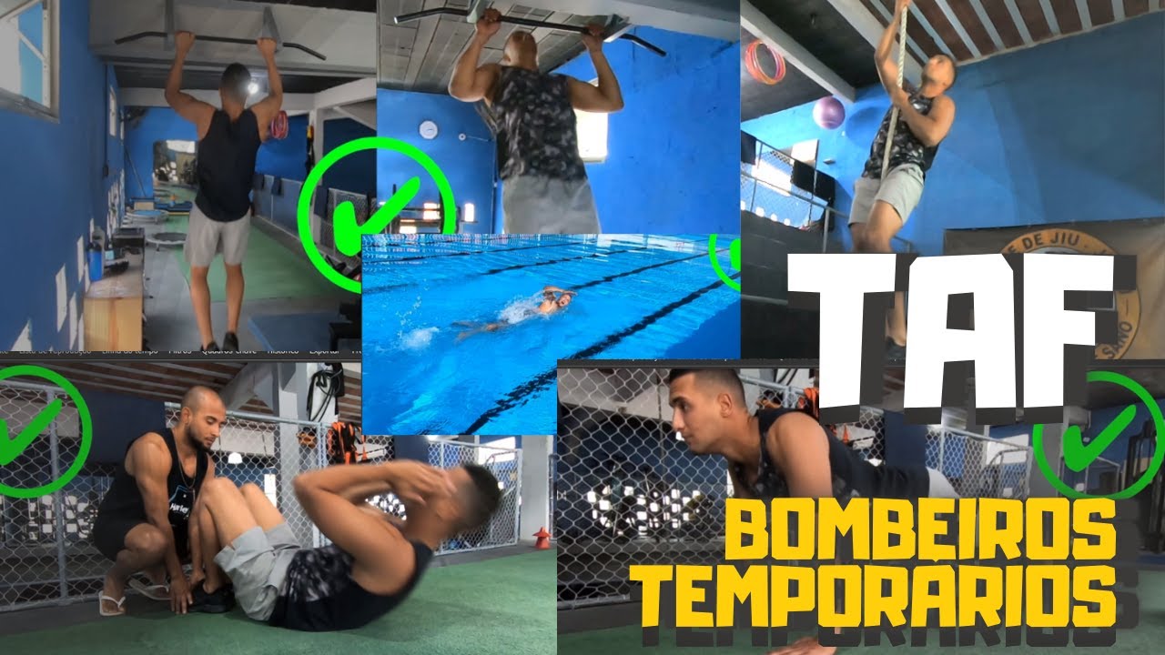 Como é o TESTE FÍSICO do CONCURSO de BOMBEIRO