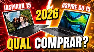 Dell INSPIRON 15 vs Acer ASPIRE GO 15: Qual é o Melhor Notebook Custo Beneficio 2026?