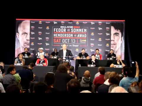 Bellator 208 Fedor vs Sonnen Press Conference