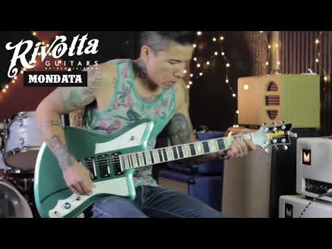 Rivolta MONDATA VIII German Carve Top Chambered Mahogany Body 6-String Electric Guitar w/Soft Case image 26