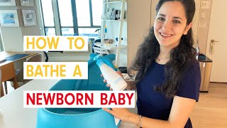 HOW TO BATHE A NEWBORN | Best Newborn Bath Tub | Skip Hop