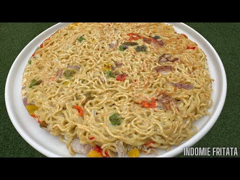HOW TO MAKE NIGERIAN INDOMIE AND EGG FRITATA / EASY BREAKFAST RECIPE