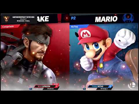 WIN CJFrozen (Snake) vs PHNM NoTag (Joker/Mario) -  GamestaProBDayBash - Winners Finals