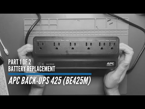 APC Back-UPS 425 (BE425M) Battery Replacement (Part 1 of 2)