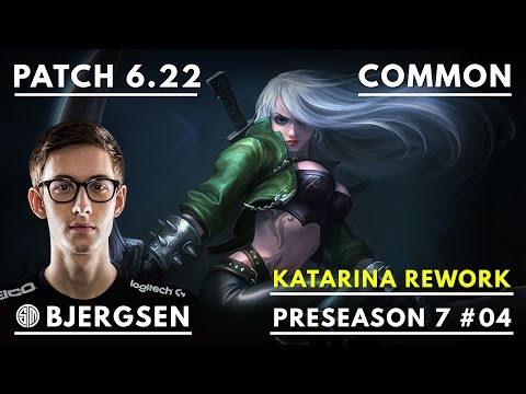 286. TSM Bjergsen KATARINA REWORK vs Twisted Fate Mid - November 9th, 2016 - PreSeason 7 Patch 6.22