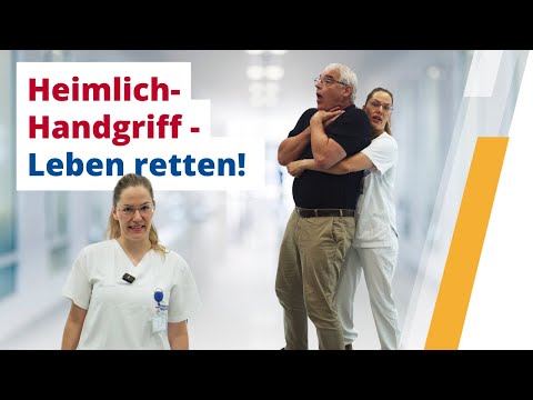 Heimlich-Manöver einfach erklärt – Erste Hilfe bei Erstickung