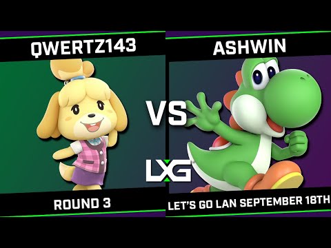qwertz143 (Isabelle) vs Ashwin (Dark Samus/Yoshi) - LXG Let's Go LAN September 18th