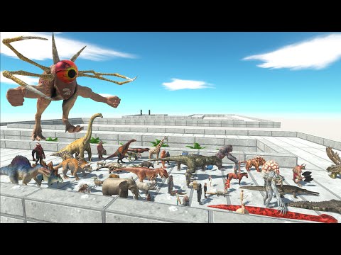 RUN AWAY FORM SUPER PUNCH ALIEN MONSTER  - DEATH IF TOUCH | Animal Revolt Battle Simulator