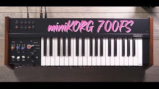 Video thumbnail for The First Synthesizer Ever Made In Japan, Remade: miniKORG 700FS Monophonic Synthesizer by Patchwerks