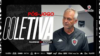 COLETIVA PÓS-JOGO COM TÉCNICO LISCA LORENZI | Botafogo x Figueirense