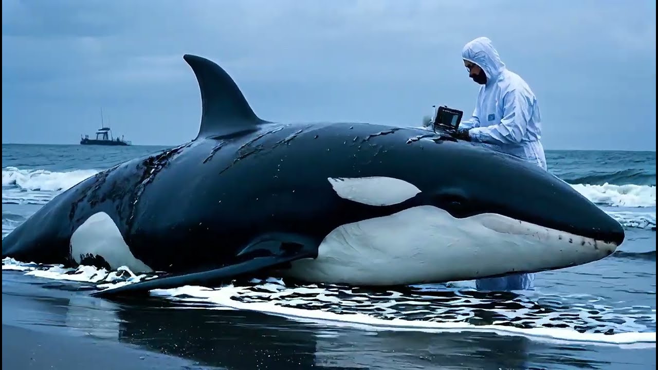 Miracle of Rescue! The Stranded Orca Was Surprisingly Pregnant