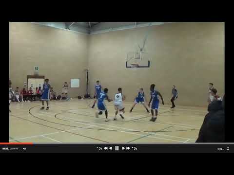 Derby Trailblazes vs Charnwood College EABL Luke Ptak Blue #8