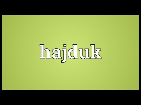 Hajduk Meaning