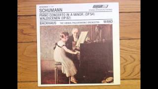 Wilhelm Backhaus - Günter Wand : Schumann piano concerto 1960 LP