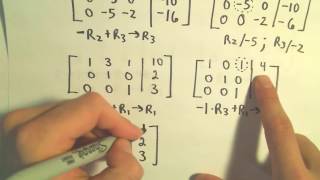 ❖ Using Gauss-Jordan to Solve a System of Three Linear Equations - Example 1 ❖
