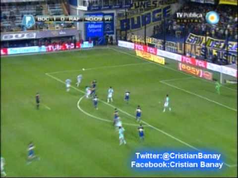Boca 2 Atletico de Rafaela 1 (Relato Ruben Granado) Torneo Inicial 2013 Los goles (18/8/2013)