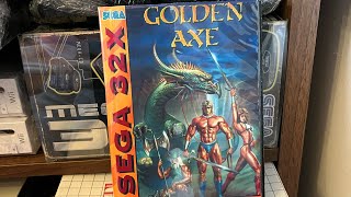 Golden Axe 32X gameplay on original hardware, a bit of a pain getting it working. 