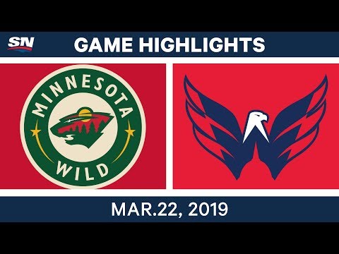 NHL Game Highlights | Wild vs. Capitals - March 22, 2019