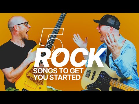 Top 5 ROCK riffs for every beginner bassist