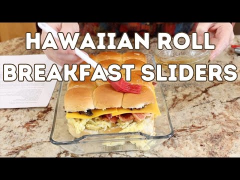 Hawaiian Roll Breakfast Sliders