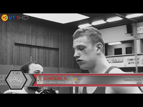 Ringen DM 2016 A-Jugend (Freistil) - 69kg FINALE