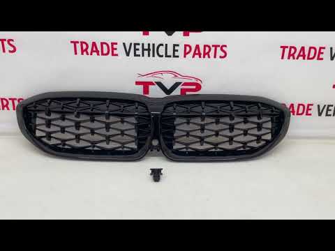 Fits BMW 3 Series G20 G21 2019-2022 Front Kidney Grilles Gloss Black video