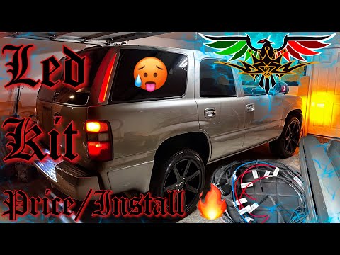 Tahoe Led Pillar Kit 🔥😮🔥 Escalade Pillar installation 