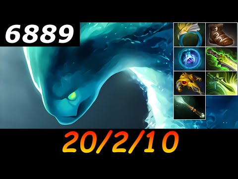 Dota 2 Morphling 6889 MMR 20/2/10 (Kills/Deaths/Assists) Ranked Full Gameplay