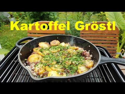 Kartoffel Gröstl aus der Gusspfanne