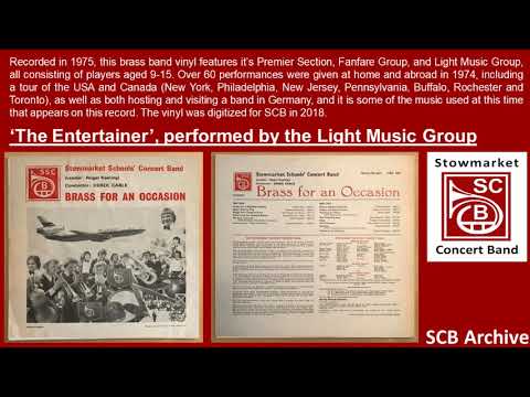 The Entertainer - Stowmarket Concert Band - archive recording - Brass For An Occasion 1975