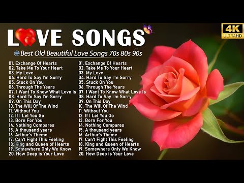 GREATEST LOVE SONG 2024 - Love Songs 80s 90s Playlist English Backstreet Boys.Boyzone