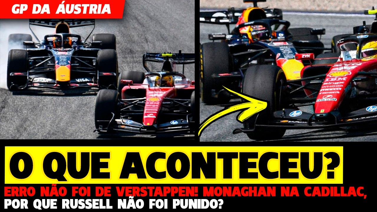 🚨GP DA ÁUSTRIA FOI BOM? RED BULL ASSUME ERRO, POR QUE RUSSELL NÃO FOI PUNIDO? | FÓRMULA 1