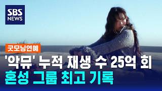 '악뮤' 누적 재생 수 25억 회..혼성 그룹 최고 기록 / SBS / 굿모닝연예