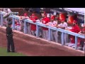 Cardinals Dugout Try To Make Cop Laugh