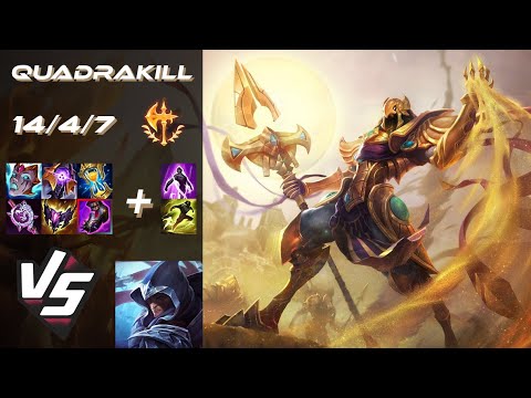 MID Azir vs Talon [QUADRAKILL] - NA Challenger Patch 25.S1.2