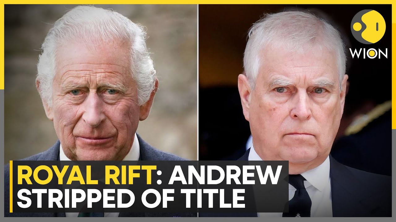 Royal Rift: Prince Andrew Stripped of Title | Now Andrew Mountbatten-Windsor | WION