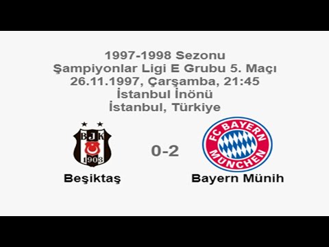 Beşiktaş 0-2 Bayern Münih [HD] 26.11.1997 - 1997-1998 UEFA Champions League Group E M5 + Cm (Ver. 1)