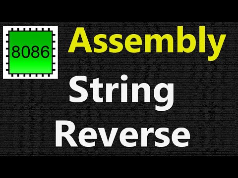 8086 Program To Reverse String