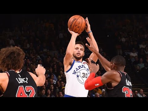 Golden State Warriors vs Chicago Bulls Full Game Highlights -  Week 6 - 2017 NBA Season