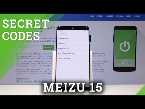 Secret Codes MEIZU 15 - Testing Menu / Device Info