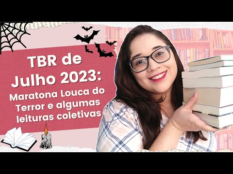 TBR DE JULHO 2023: Maratona Louca do Terror e algumas leituras coletivas ??? | Biblioteca da R