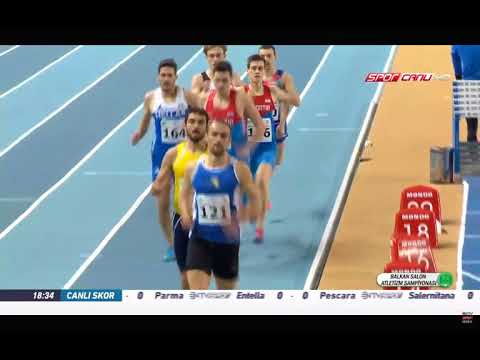 800m [M], II. skupina, Marino Bloudek i Sven Cepuš - Prvenstvo Balkana u dvorani 2018
