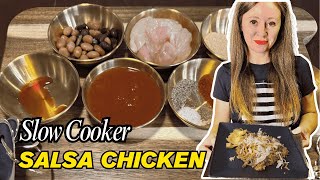 Slow Cooker Salsa Chicken – Easy &amp;. Flavor-Packed Dinner in 6 Hours!