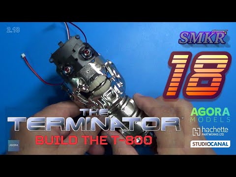 Agora Models Build the T-800 Terminator Pack 2 Stage 18 - Eye Motor Support
