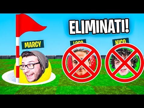 GOLF MA CHI ENTRA IN BUCA PRIMA ELIMINA GLI ALTRI! - Mini Golf