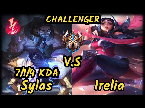 FLA Goku (SYLAS) vs IRELIA - 7/1/4 KDA MID CHALLENGER GAMEPLAY - BR