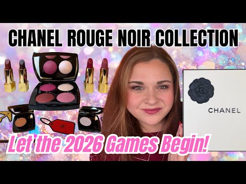 NEW CHANEL SPRING 2026 ROUGE NOIR MAKEUP COLLECTION!  Review and Demo