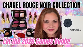 NEW CHANEL SPRING 2026 ROUGE NOIR MAKEUP COLLECTION!  Review and Demo