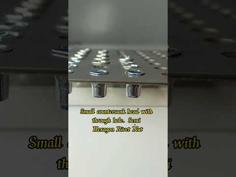 reduce head Semi-hexagonal steel rivet nut