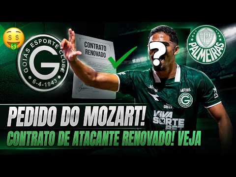 💚😱 DE HOJE! ATACANTE RENOVA CONTRATO NO GOIÁS POR MAIS UMA TEMPORADA! VEJA